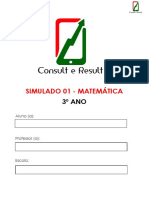 Simulado 01 - 3º Ano - ANA - Mat (Blog. Do Prof. Adonis) PDF