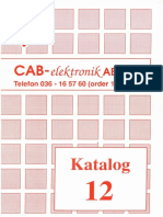 CAB Elektronik Katalog NR 12