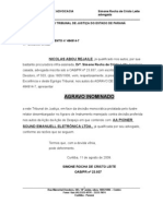 Agravo Inominado Citação representante legal válidade AA Pionner