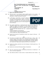 GTU BE Semester V Electrical Machine II Exam 2017 Questions