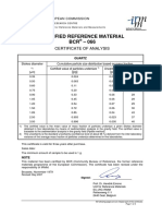 Certified Reference Material BCR - 066: Certificate of Analysis