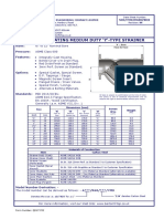 R/F - 600Lb Rating Medium Duty 'Y'-Type Strainer: Sizes: " To 12" Nominal Bore Pressure: Features