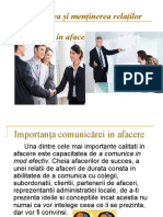 Comunicarea - I Mentinerea Relatilor 11