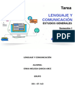 Lenguaje Y Comunicación: Estudios Generales Semestre I