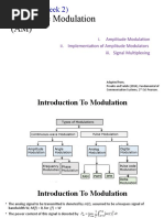 Amplitude Modulation (AM) : KIE2008 (Week 2)