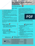 Texaco Refinery, Milford Haven Chemical Processing 1994: Timeline of The Accident