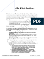 Cottonwood Ad & Web Guidelines: Objectives