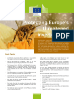 Protecting Europe's Threatened Invertebrates: Fast Facts