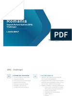 Romania: Deposit Refund System (DRS) Challenges I. Data Input