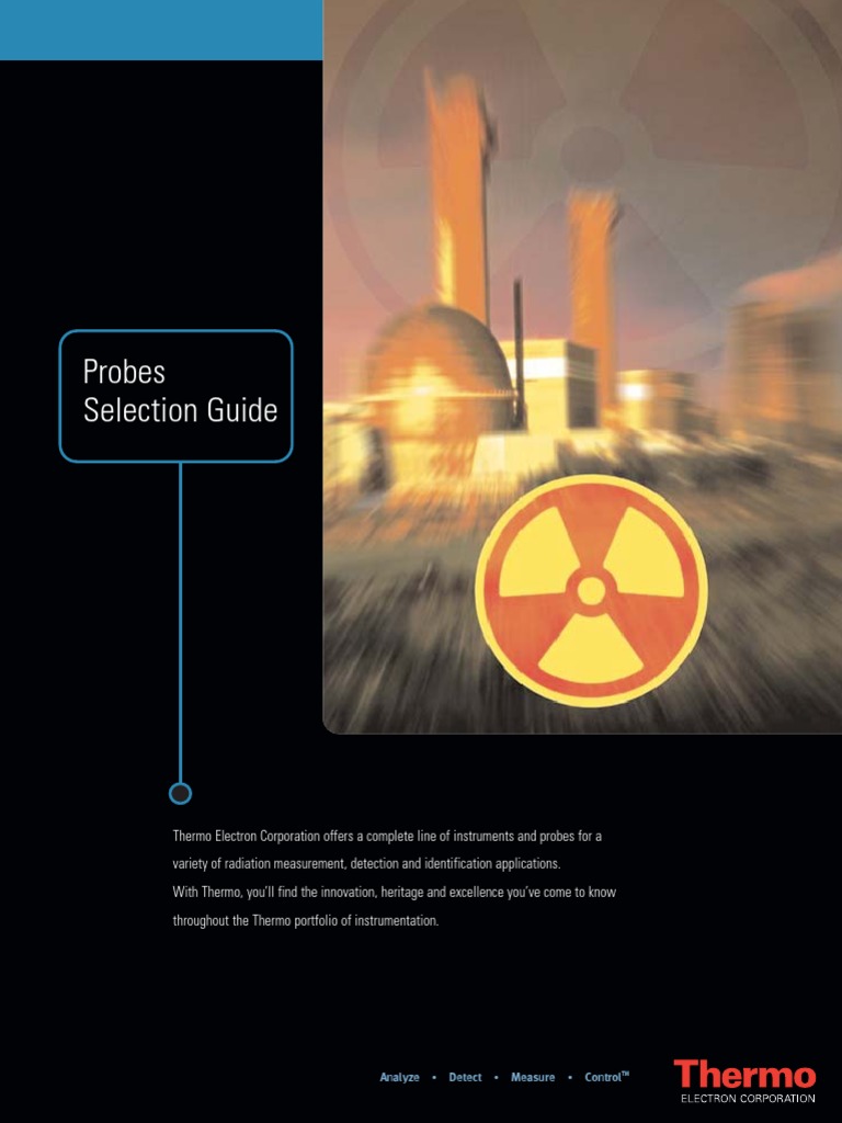 Thermo Scientific Probe Selction Guide Pdf Ionizing Radiation