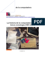 Historia de La Computadora