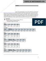 KTM Servicezeiten 2019 10 Es PDF
