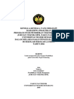 Download Kendala-Kendala Yang Dihadapi Mahasiswa Praktikan Program Studi Pendidikan Teknik Bangunan Jurusan Teknik Sipil Fakultas Teknik Universitas Negeri Semarang Dalam Malaksanakan Pengelolaan Kelas by adee13 SN46494618 doc pdf