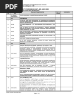 Oh&S Management System Checklist - As 4801:2001: 4.2 OHS Policy