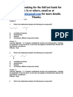 Docit - Tips - Organic Chemistry 3rd Edition Klein Test Bank Chirality Chemistry