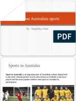 Famous Australian Sports: By.: Széphelyi Péter