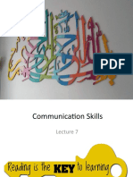 Communication Skills Lecture 7