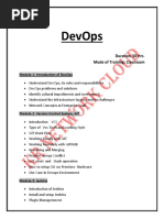 Devops Syllabus