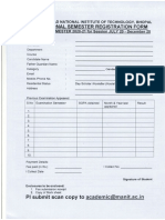 Provisional Registration Form