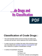 Classification of Crude Drugs Methods