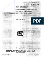 IS 10074-1982 Light & Heavy Compaction Test For Soil - R