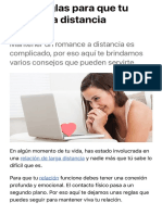 Ocho Reglas para Que Tu Relación A Distancia Funcione - Amor - Consejos Actitud Viù - El Comercio Pe