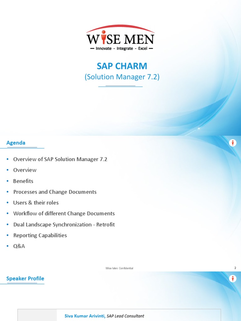 What Is Charm Sap Solution Manager 7 2