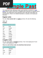 Simple Past: Regular Verbs