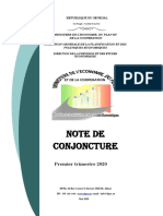 Note de Conjoncture 2020 Senegal Dpee