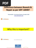 Rework and Repair Control Guidelines | PDF | Lean Manufacturing ...