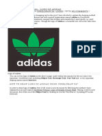 Coreldraw Tutorial - Logo of Adidas