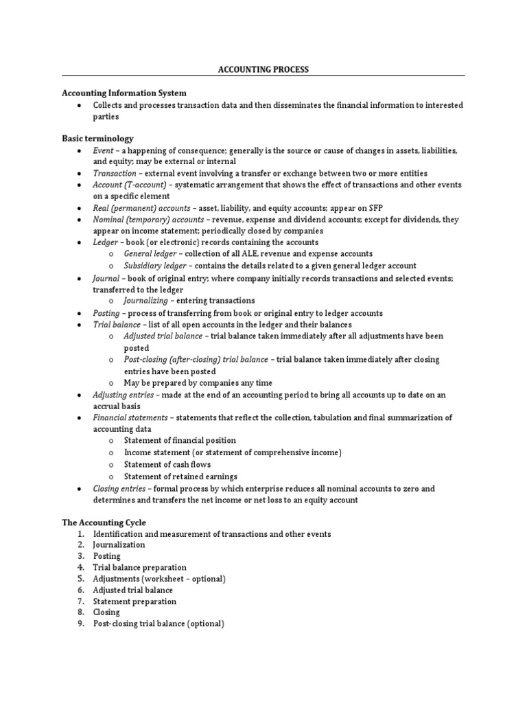 Understanding the Accounting Cycle | PDF | Deferral | Debits And Credits