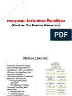 Menyusun Instrumen Penelitian