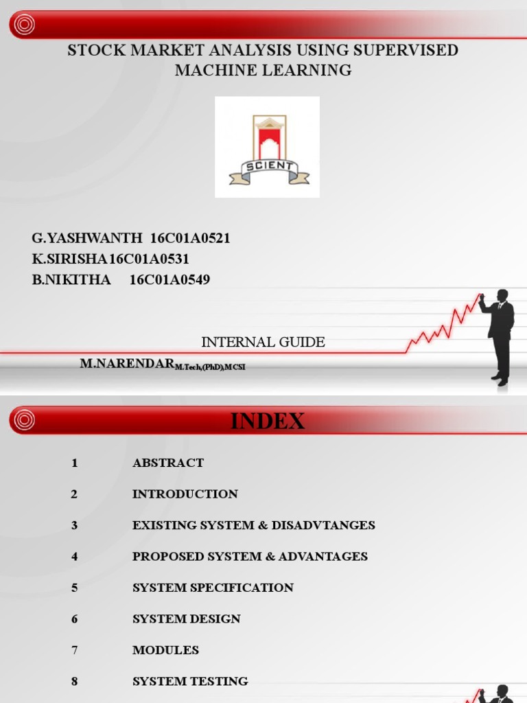 Stock Market Analysis Using Supervised Machine Learning | PDF | Errors ...