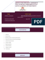 Machine Learning For Efficient Assesment and Prediction of Human Performance in Collaborative Learning Environment