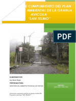 Informe de Cumplimiento Granja Avicola San Telmo PDF