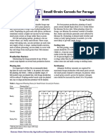 Small Grain Cereals For Forage: Production Factors