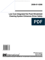 2008-01-0266-Low Cost Integrated Hot Fluid Windshield Cleaning System Enhances Driver Safety