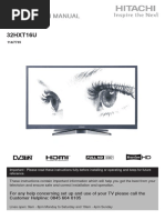 32'' Colour TV 32HXT16U: Instruction Manual