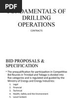 Fundamentals of Drilling Operations: Contracts