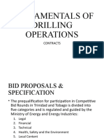Fundamentals of Drilling Operations: Contracts