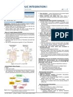 Metabolic Integration I: Biochemistry