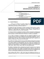 Tema 3 - Salud Pública y Demografía Humana