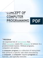 Concept of Computer Programming PDF
