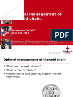 Optimal Management of The Cold Chain.