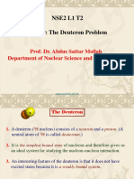 The Deuteron Problem - MIST