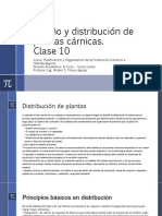 Diseño y Distribución de Plantas Cárnicas Clase 10