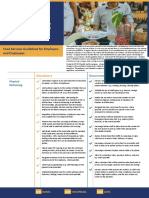 Food Services Summary Guidelines