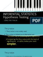 Hypothesis Testing Using P-Values