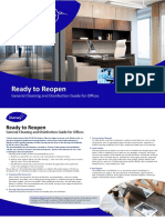 Ready To Reopen: General Cleaning and Disinfection Guide For Offices